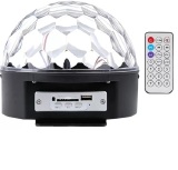 BOLA CRISTAL MALUCA CORES LED COM BLUETOOTH LK-306 LUATEK