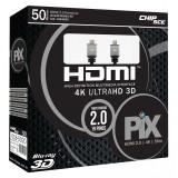 CABO HDMI 50.0M ULTRA HD C/FILTRO E REPETIDOR CHIPSCE