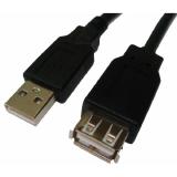 CABO USB 2.0 MACHO + FEMEA 2 METROS EXTENSAO