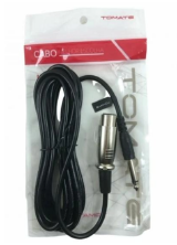 CABO MICROFONE P10/XLR 5M TOMATE MCB-015