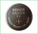 PILHA CR2025 3V LITHIUM MAXELL