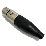 PLUG XLR STA LINHA FEMEA SA2X NIQUELADO SANTO ANGELO